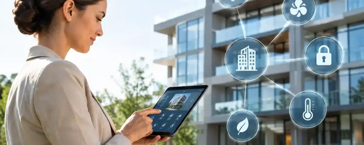 Automatización en gestión de edificios eficiente