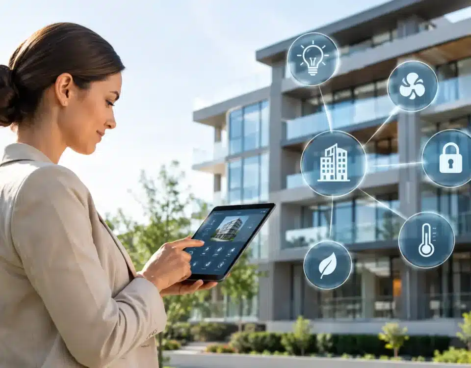 Automatización en gestión de edificios eficiente