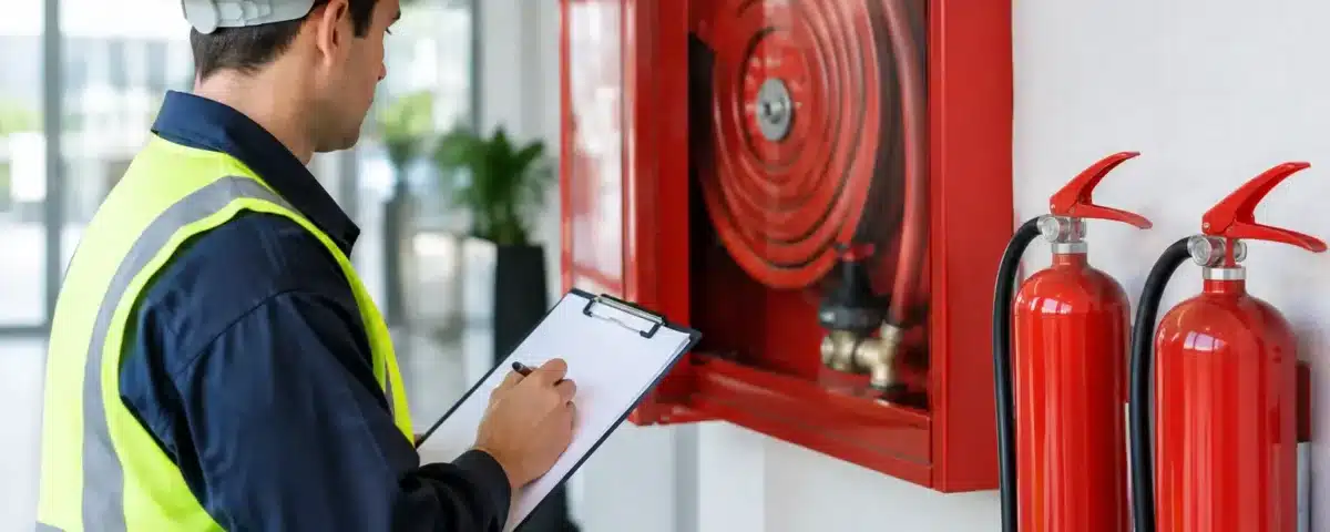 Revisión de sistemas contra incendios en empresas